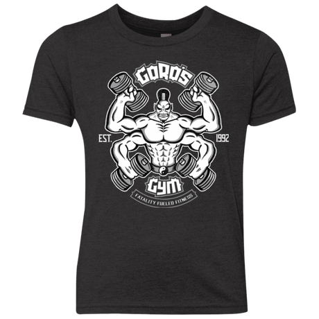 T-Shirts Vintage Black / YXS Goros Gym Youth Triblend T-Shirt