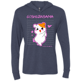 T-Shirts Vintage Navy / X-Small Goshujinsama Triblend Long Sleeve Hoodie Tee