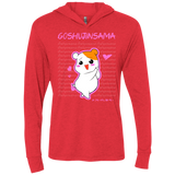 T-Shirts Vintage Red / X-Small Goshujinsama Triblend Long Sleeve Hoodie Tee