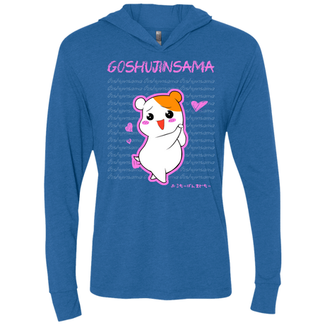 T-Shirts Vintage Royal / X-Small Goshujinsama Triblend Long Sleeve Hoodie Tee