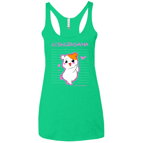 T-Shirts Envy / X-Small Goshujinsama Women's Triblend Racerback Tank