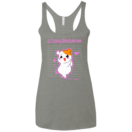 T-Shirts Venetian Grey / X-Small Goshujinsama Women's Triblend Racerback Tank