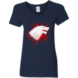 T-Shirts Navy / S Gotb Women's V-Neck T-Shirt