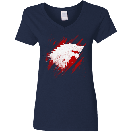 T-Shirts Navy / S Gotb Women's V-Neck T-Shirt