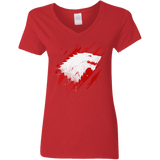 T-Shirts Red / S Gotb Women's V-Neck T-Shirt