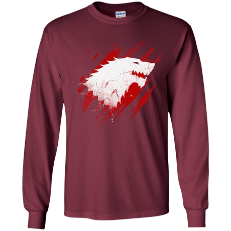 T-Shirts Maroon / YS Gotb Youth Long Sleeve T-Shirt