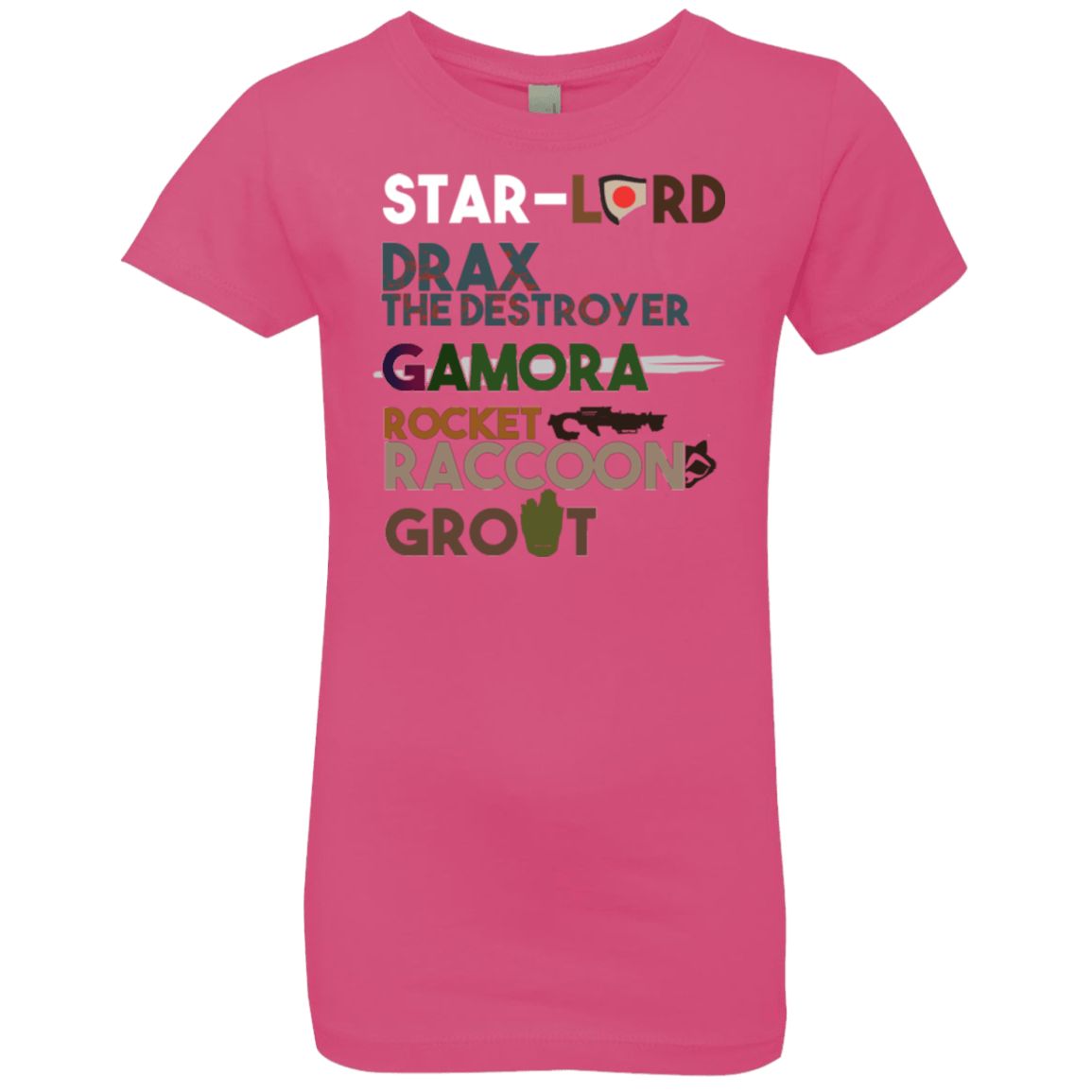 T-Shirts Hot Pink / YXS GOTG Hel Girls Premium T-Shirt