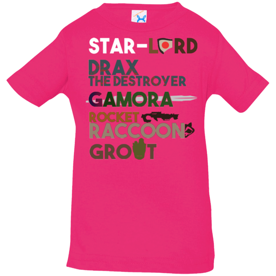 T-Shirts Hot Pink / 6 Months GOTG Hel Infant Premium T-Shirt