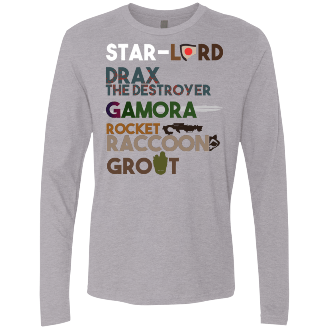 T-Shirts Heather Grey / Small GOTG Hel Men's Premium Long Sleeve