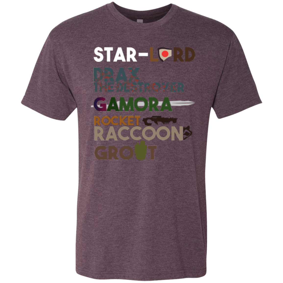 T-Shirts Vintage Purple / Small GOTG Hel Men's Triblend T-Shirt