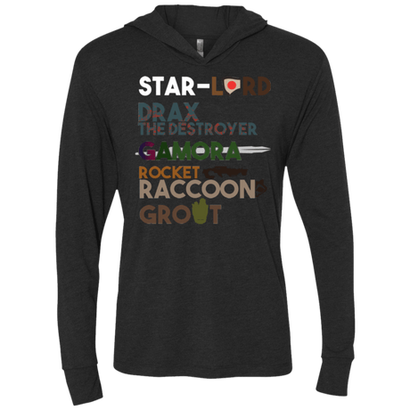 T-Shirts Vintage Black / X-Small GOTG Hel Triblend Long Sleeve Hoodie Tee