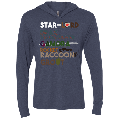 T-Shirts Vintage Navy / X-Small GOTG Hel Triblend Long Sleeve Hoodie Tee