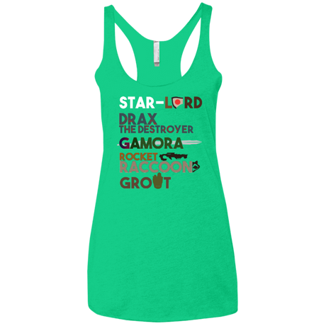 T-Shirts Envy / X-Small GOTG Hel Women's Triblend Racerback Tank