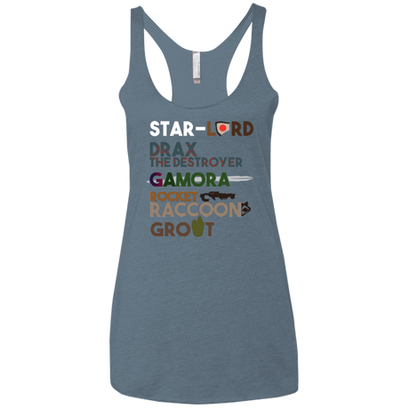 T-Shirts Indigo / X-Small GOTG Hel Women's Triblend Racerback Tank