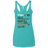 T-Shirts Tahiti Blue / X-Small GOTG Hel Women's Triblend Racerback Tank