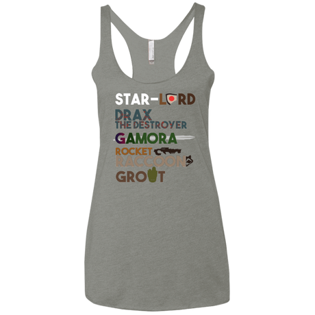 T-Shirts Venetian Grey / X-Small GOTG Hel Women's Triblend Racerback Tank