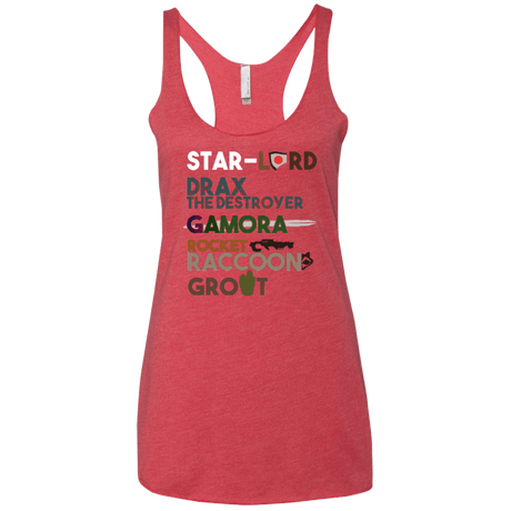 T-Shirts Vintage Red / X-Small GOTG Hel Women's Triblend Racerback Tank