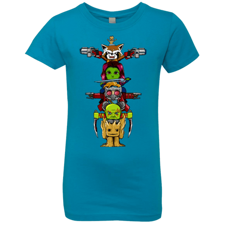 T-Shirts Turquoise / YXS GOTG Totem Girls Premium T-Shirt