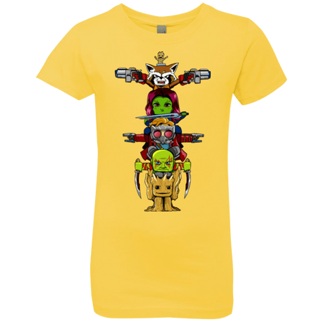 T-Shirts Vibrant Yellow / YXS GOTG Totem Girls Premium T-Shirt