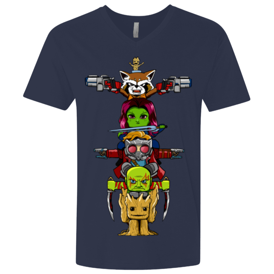 T-Shirts Midnight Navy / X-Small GOTG Totem Men's Premium V-Neck