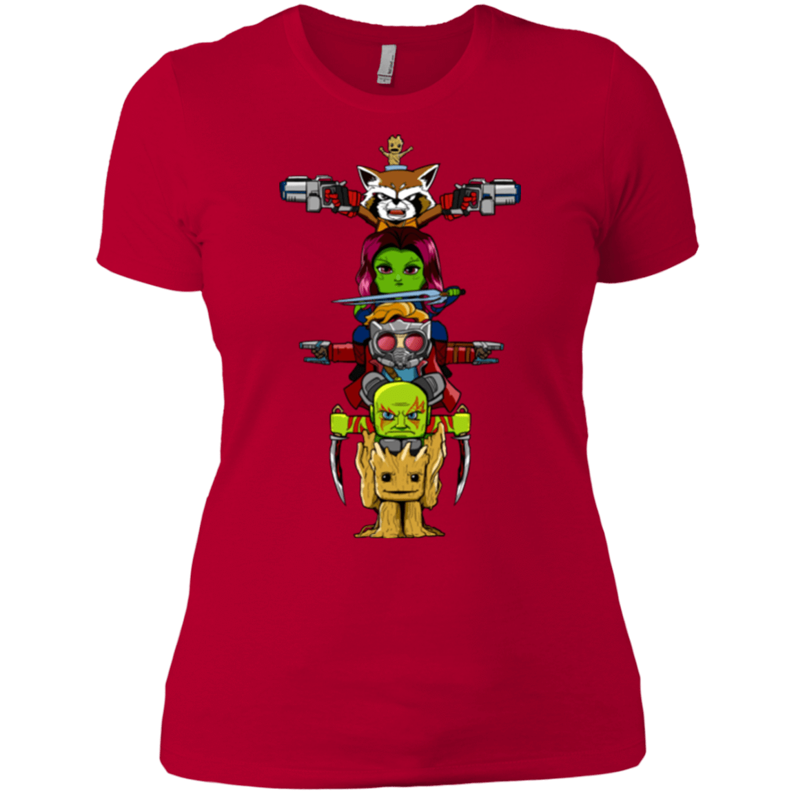 T-Shirts Red / X-Small GOTG Totem Women's Premium T-Shirt