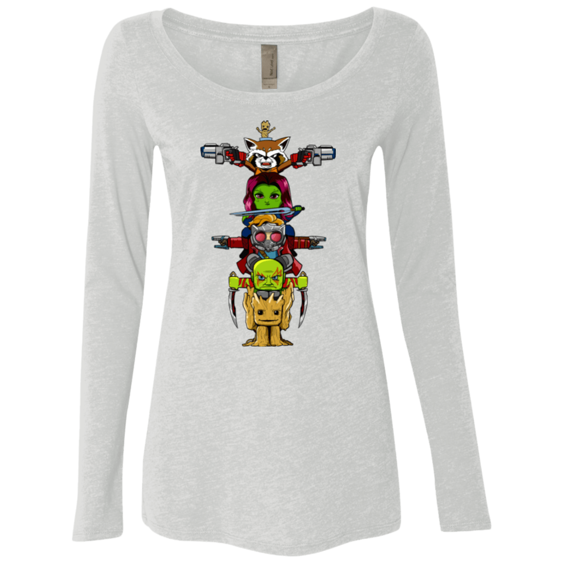 T-Shirts Heather White / Small GOTG Totem Women's Triblend Long Sleeve Shirt