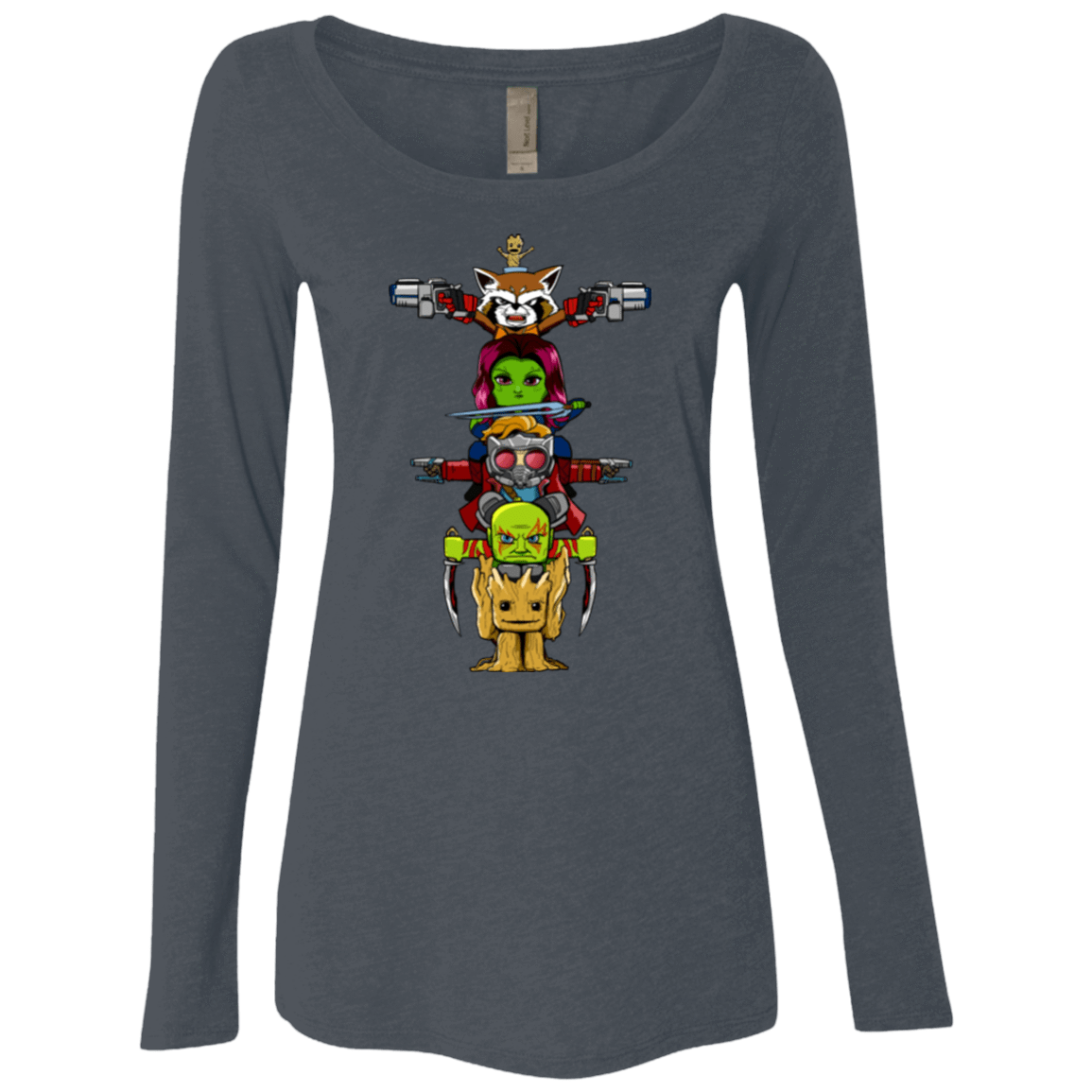 T-Shirts Vintage Navy / Small GOTG Totem Women's Triblend Long Sleeve Shirt
