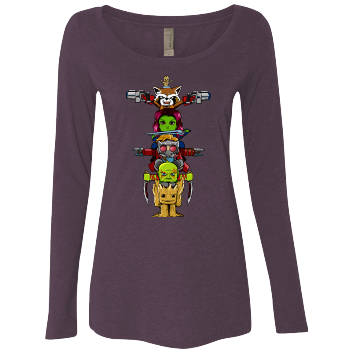 T-Shirts Vintage Purple / Small GOTG Totem Women's Triblend Long Sleeve Shirt