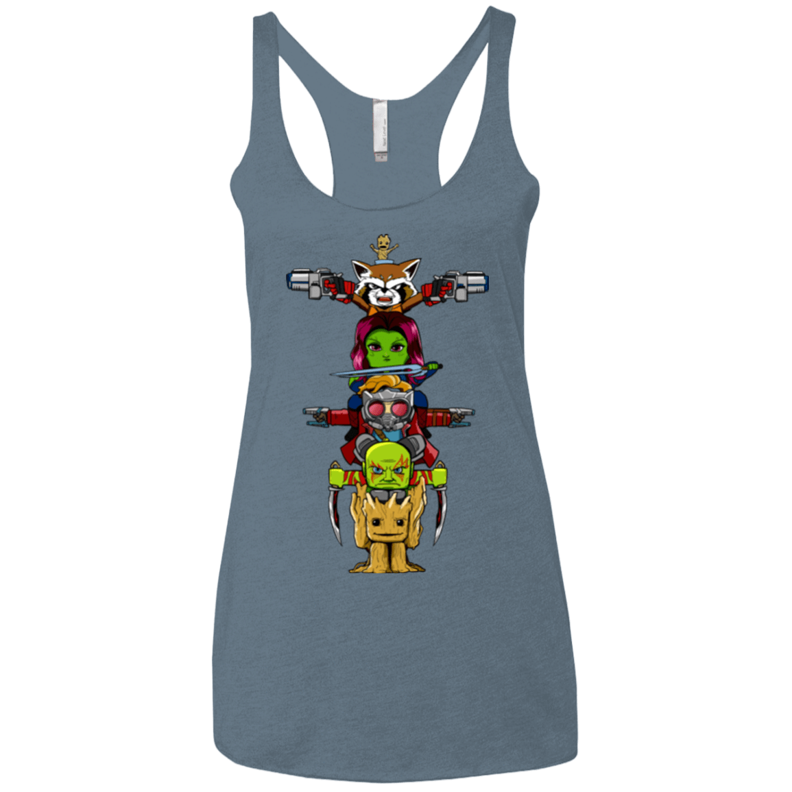 T-Shirts Indigo / X-Small GOTG Totem Women's Triblend Racerback Tank