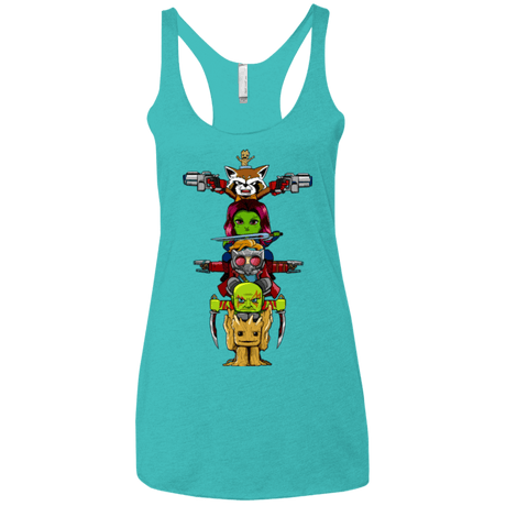 T-Shirts Tahiti Blue / X-Small GOTG Totem Women's Triblend Racerback Tank
