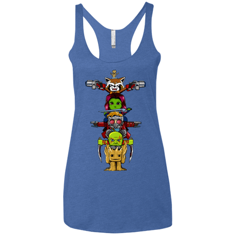 T-Shirts Vintage Royal / X-Small GOTG Totem Women's Triblend Racerback Tank