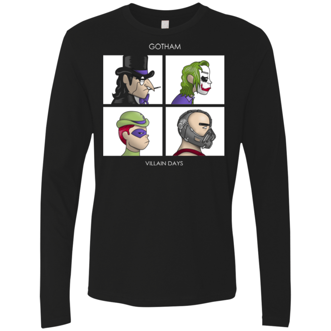 T-Shirts Black / Small Gotham Days Men's Premium Long Sleeve