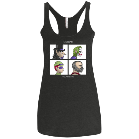 T-Shirts Vintage Black / X-Small Gotham Days Women's Triblend Racerback Tank