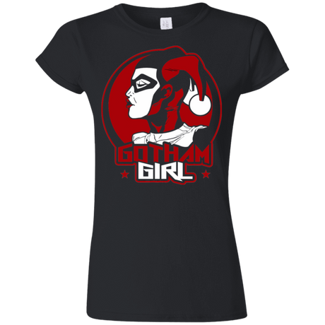 T-Shirts Black / S Gotham Girl H.Q Junior Slimmer-Fit T-Shirt