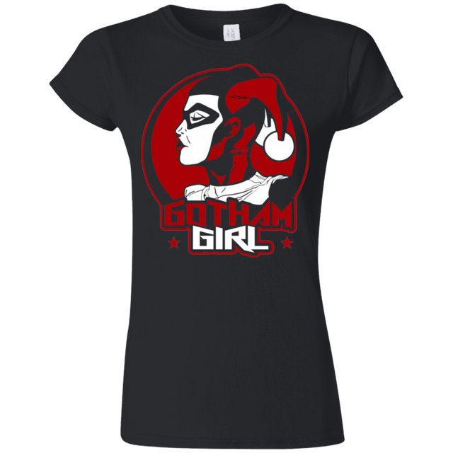 T-Shirts Black / S Gotham Girl H.Q Junior Slimmer-Fit T-Shirt