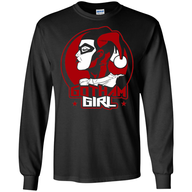 T-Shirts Black / S Gotham Girl H.Q Men's Long Sleeve T-Shirt