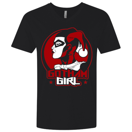 T-Shirts Black / X-Small Gotham Girl H.Q Men's Premium V-Neck