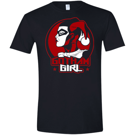 T-Shirts Black / X-Small Gotham Girl H.Q Men's Semi-Fitted Softstyle