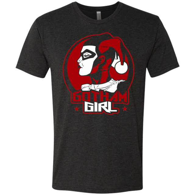 T-Shirts Vintage Black / S Gotham Girl H.Q Men's Triblend T-Shirt