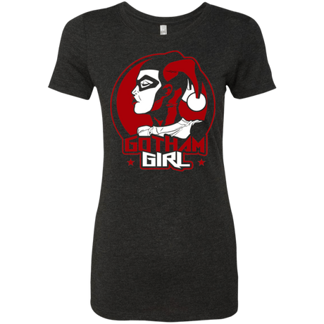 T-Shirts Vintage Black / S Gotham Girl H.Q Women's Triblend T-Shirt