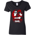 T-Shirts Black / S Gotham Girl H.Q Women's V-Neck T-Shirt