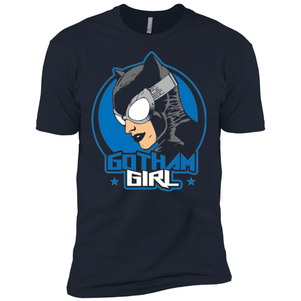T-Shirts Midnight Navy / X-Small Gotham Girl Men's Premium T-Shirt