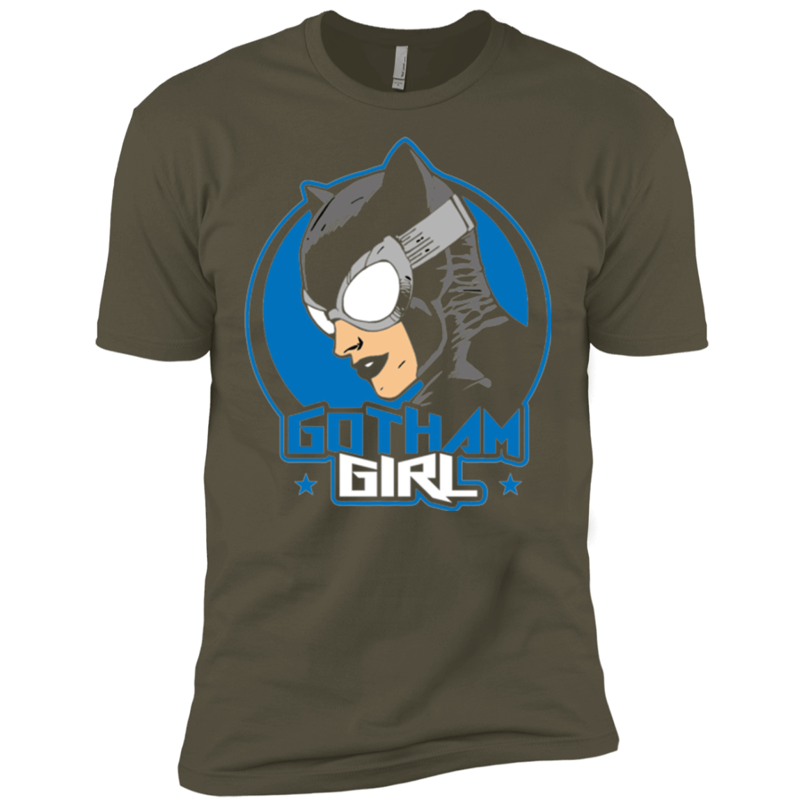 T-Shirts Military Green / X-Small Gotham Girl Men's Premium T-Shirt