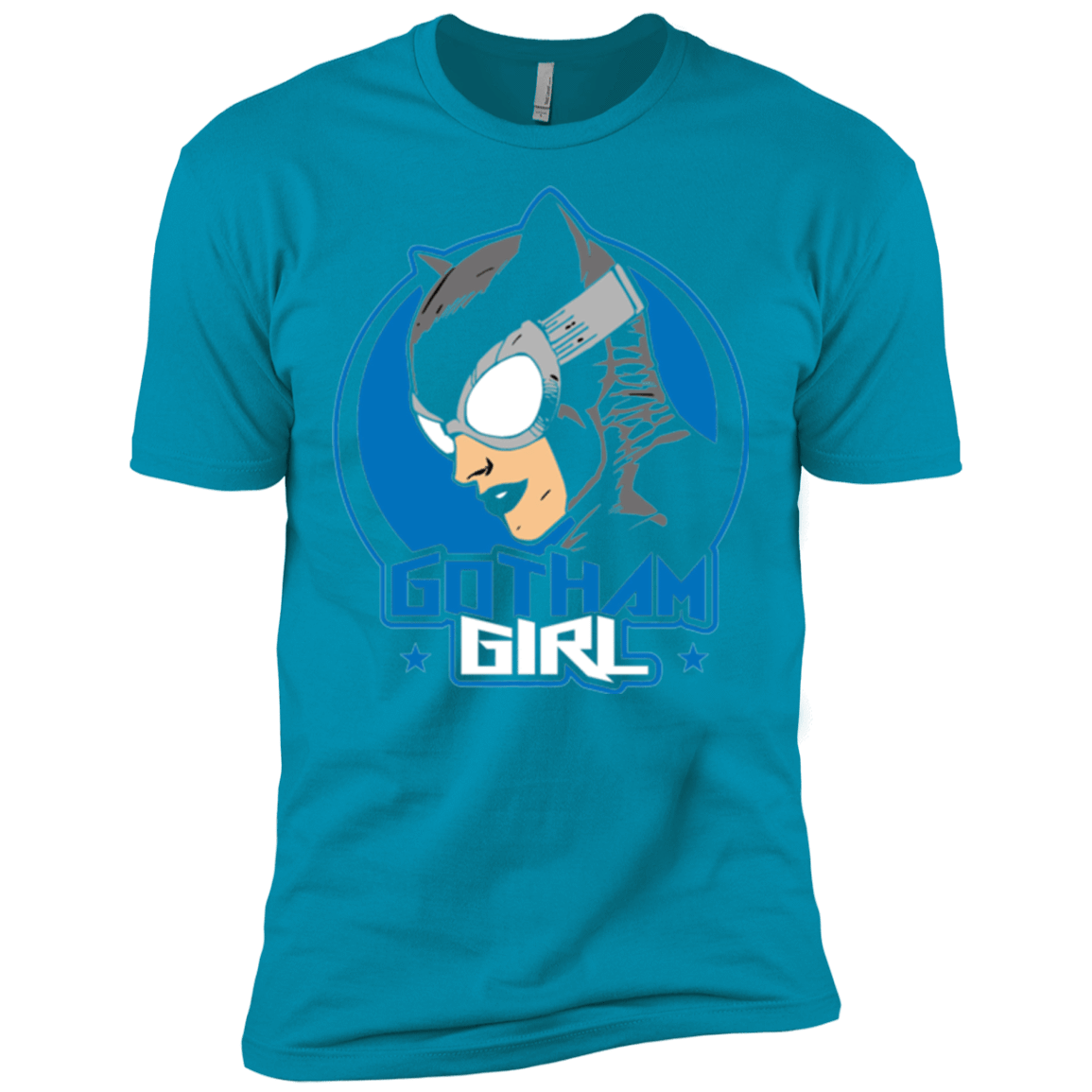 T-Shirts Turquoise / X-Small Gotham Girl Men's Premium T-Shirt