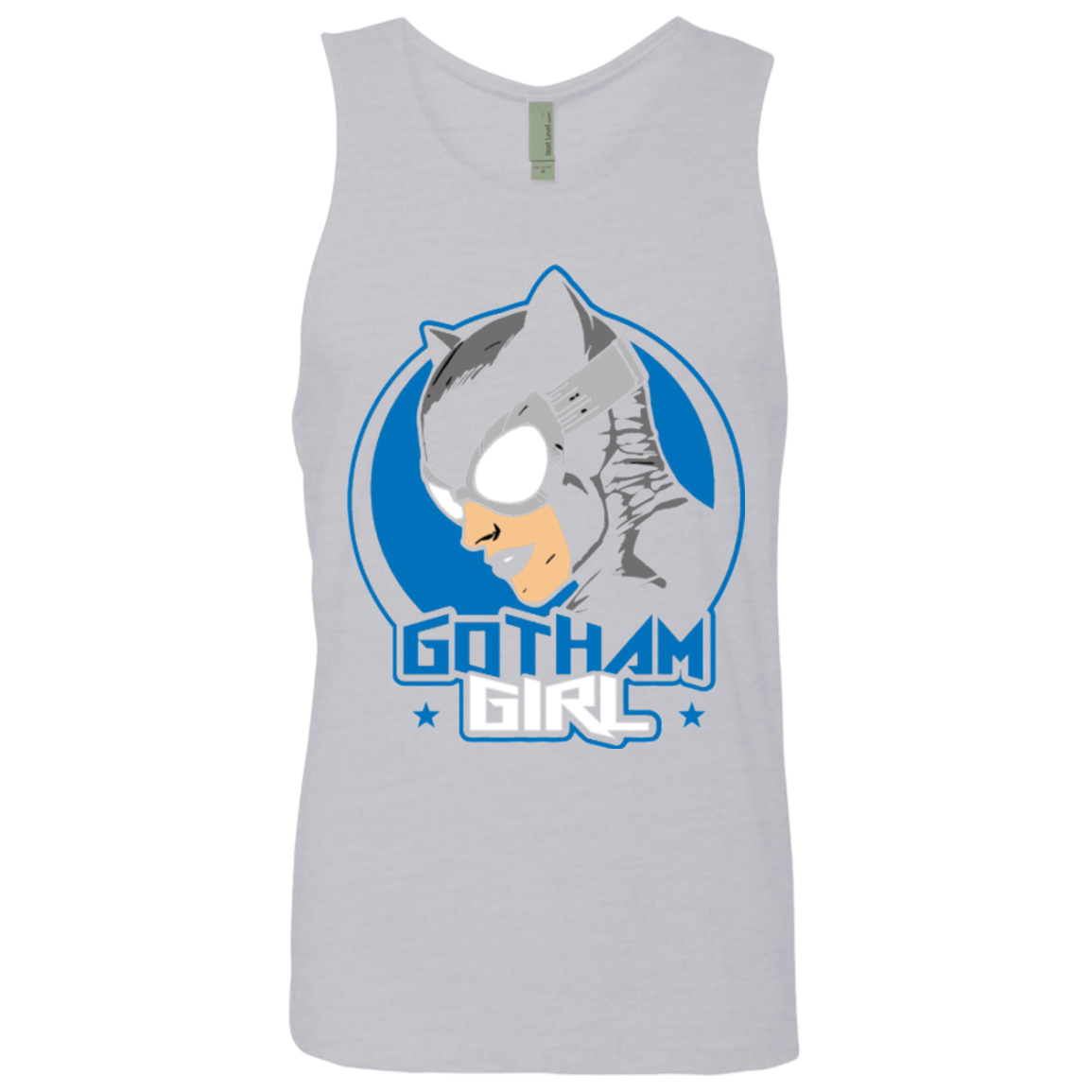 T-Shirts Heather Grey / Small Gotham Girl Men's Premium Tank Top