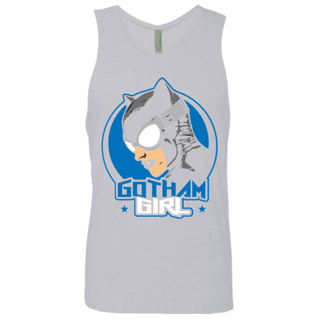 T-Shirts Heather Grey / Small Gotham Girl Men's Premium Tank Top
