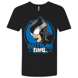 T-Shirts Black / X-Small Gotham Girl Men's Premium V-Neck