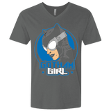 T-Shirts Heavy Metal / X-Small Gotham Girl Men's Premium V-Neck