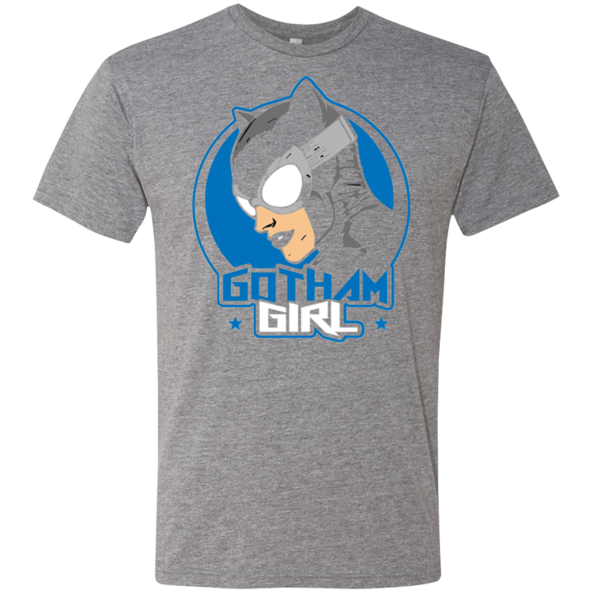 T-Shirts Premium Heather / Small Gotham Girl Men's Triblend T-Shirt