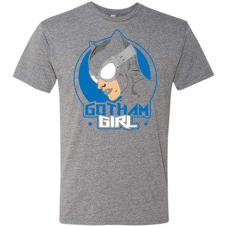 T-Shirts Premium Heather / Small Gotham Girl Men's Triblend T-Shirt